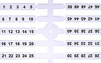 Маркировочная табличка (200шт.) EO3 (1-50), ETI