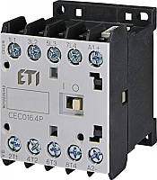 Контактор миниатюрный CEC 16.4Р 24V DC (16A; 7,5kW; AC3) 4р (4 н.в.), ETI