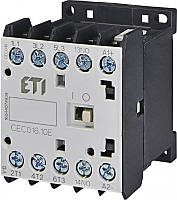 Контактор миниатюрный CEC 16.10-24V DC (16A; 7,5kW; AC3), ETI