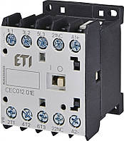 Контактор миниатюрный CEC 12.01-230V-50/60Hz (12A; 5,5kW; AC3), ETI