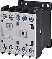 Контактор миниатюрный CEC 09.10-24V-50/60Hz (9A; 4kW; AC3), ETI