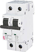 Автоматический выключатель 4A, 2 полюса тип C 10 kA, ETIMAT 10, ETI