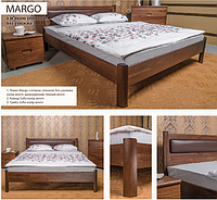 Кровать 120*200(190) Марго с мягкой спинкой бук Олимп