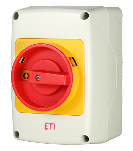 Пакетний вимикач ETI CS 40 90 PNGLK 40A IP65, 1 полюс, поворотний