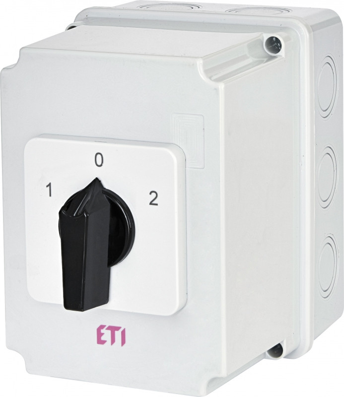 Перемикач ETI CS 40 53 PN2 3p 40A IP65, пакетний кулачковий 1-0-2