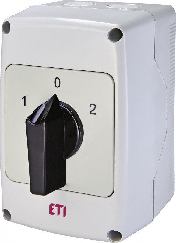 Перемикач ETI CS 32 53 PNG 3-полюсний IP65, 32A, поворотний, гвинтове з'єднання