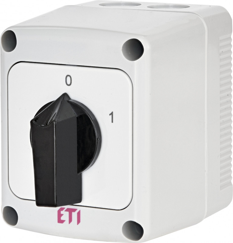Пакетний перемикач ETI CS 25 10 PN 3p, IP65, 25A, поворотний з фіксацією