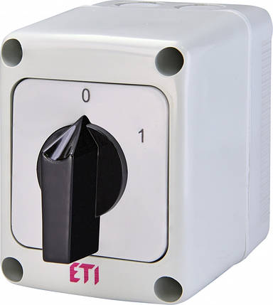 Перемикач пакетний ETI CS 16 10 PN 3p 16A IP65 з гвинтовим з'єднанням, фото 1