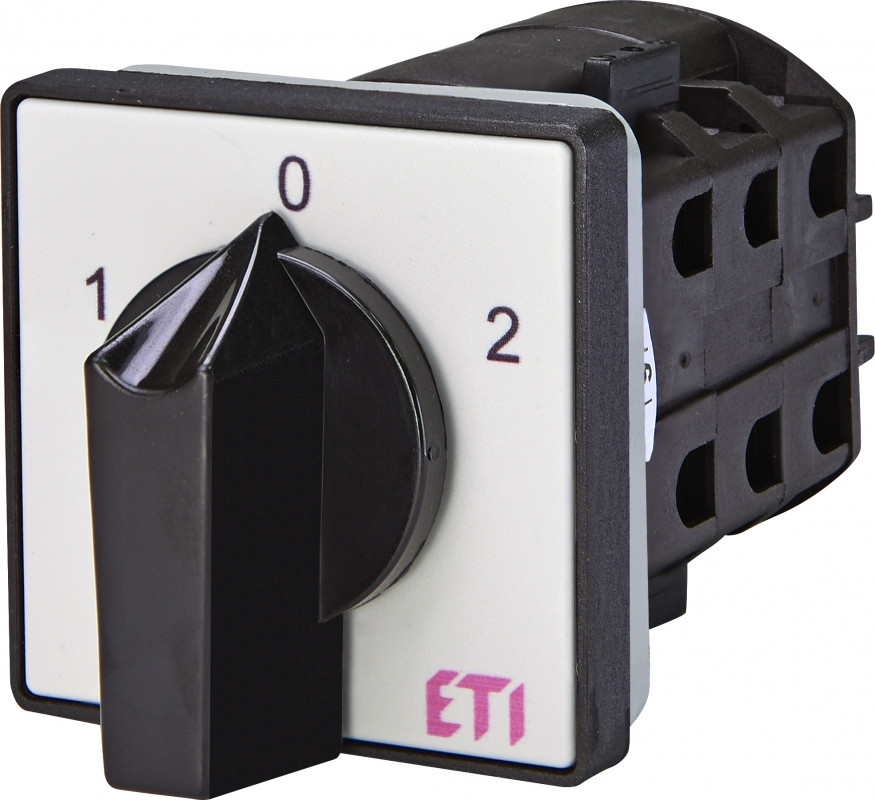Перемикач ETI CS 25 11 U 3P (1-0-2) Реверсивний 25А для керування електричними ланцюгами