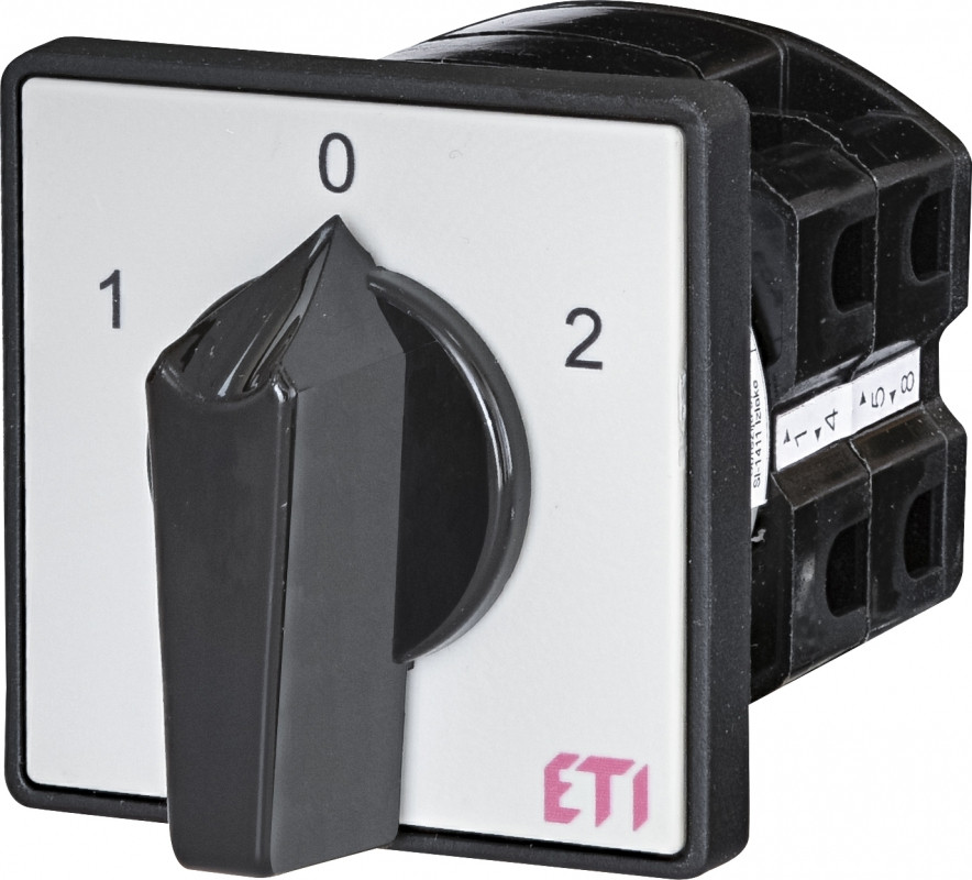 Пакетний перемикач ETI CS 40 52 U, 2 полюси, 40A, з нейтраллю, 1-0-2