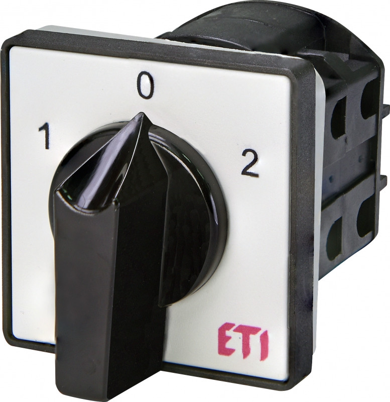 Перемикач ETI CS 25 52 U 2p (25A) для панелі, 400V, з нейтральною позицією
