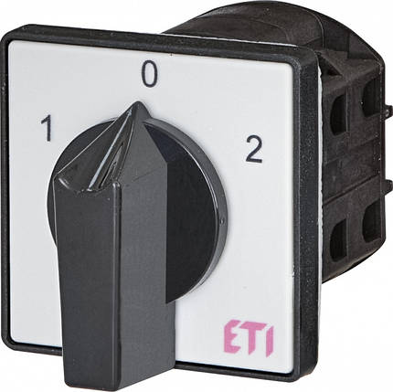 Перемикач ETI CS 16 52 U 2-полюсний 16A, поворотний, для панелі, 400V, фото 1