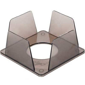 Пластиковий бокс для паперу КІП 90х90х45 мм Димчастий (BOKSKIPдим.)