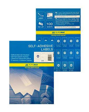 Набір етикеток самоклеючих Buromax 100 аркушів 70х37.1 мм (BM.2840)