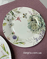 Набір з 6 порцелянових тарілок Весняний Флер 21 см