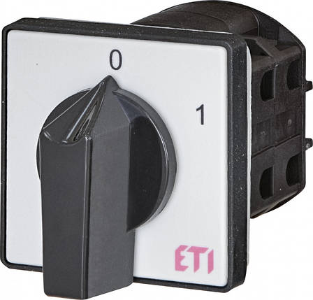 Перемикач ETI CS 25 10 U (3ф, 25А, 400В) - Пакетний On/Off з нейтраллю, фото 1