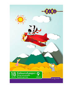 Кольоровий папір, акварельний