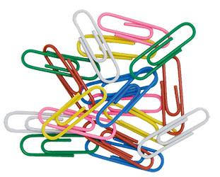 Скріпки закруглені Buromax 28 мм 100 шт. Кольорові (BM.5015)