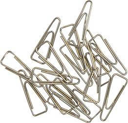 Скріпки трикутні Buromax 31 мм 100 шт. Нікельовані (BM.5019)