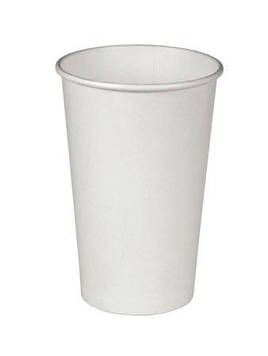 Стакан паперовий  450 мл 50 шт. Білий (01303)