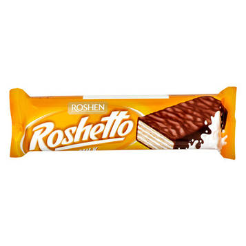 Батончик вафельний Roshen Roshetto Milk Chokolate 32 г (607592)