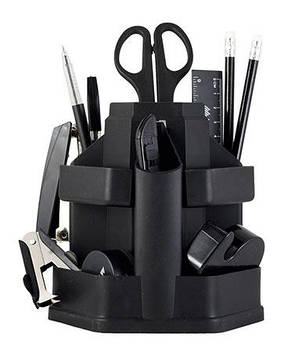 Настільний набір Buromax 16 предметів Чорний (BM.6302-01)