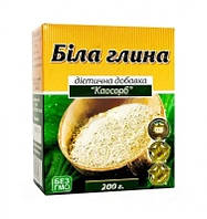 Глина біла харчова «Каосорб» з клітковиною зародків пшениці 200 г