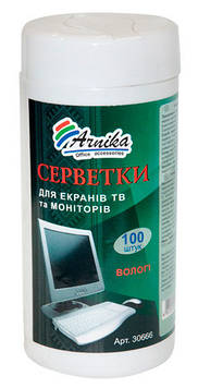Серветки для очищення моніторів Arnika 100 шт. (30666)