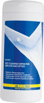 Серветки для очищення моніторів Buromax 100 шт. (BM.0800)