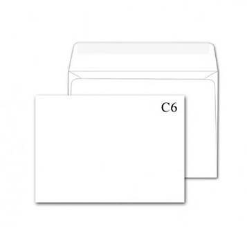 Конверт Kuvert Ukraine C6 SKL 80г/м2 Білий (1044)