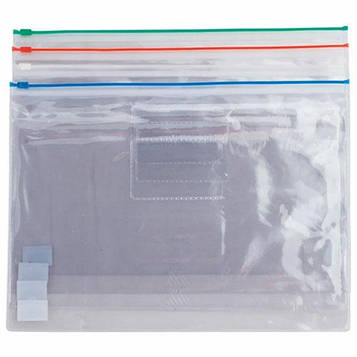 Папка-конверт на блискавці Buromax zip-lock A4 Асорті (BM.3946-99)