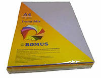 Папір кольоровий Romus A4 80 г/м2 250 аркушів 5 кольорів Mix Trend (R50904)