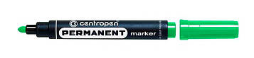 Маркер перманентний Centropen 2.5 мм Зелений (8566/04)