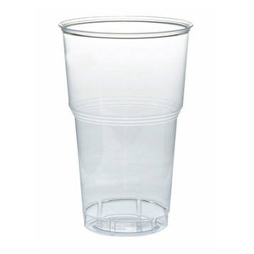 Стакан пластиковий 480 мл 50 шт. Прозорий (88777)