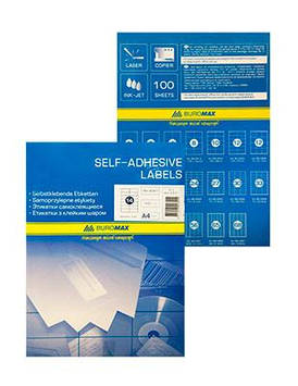 Набір етикеток самоклеючих Buromax 100 аркушів 105x37.1 мм (BM.2834)