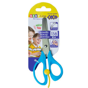 Ножиці дитячі ZiBi 13.8 см Сині (ZB.5017-02)