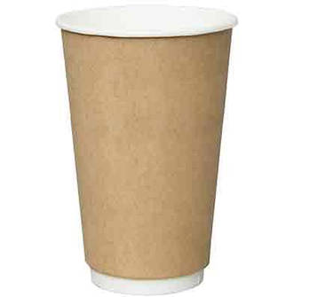 Стакан паперовий Ripple 450мл 20 шт. Бурий (450765)