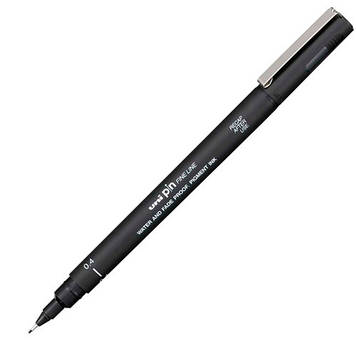 Ручка лайнер Uni Pin Fine Line Чорна 0.3 мм (PIN03-200.Black)