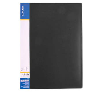 Папка-швидкозшивач Economix A4 Clip A Чорна (E31201-01)