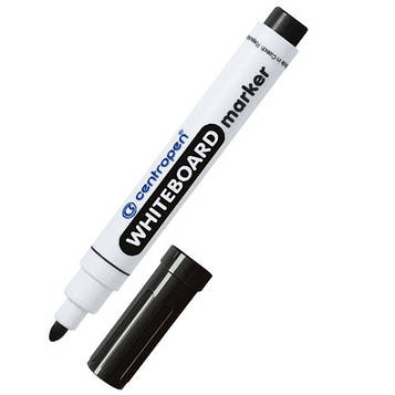 Маркер Centropen для сухостиральних дошок Чорний 2.5 мм (8559/01)