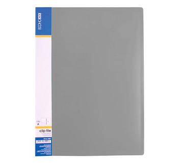Папка-швидкозшивач Economix A4 Clip A Сіра (E31201-10)