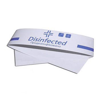 Санітарна стрічка Продезинфіковано 4hotel 60 мм х 55 см (10353)