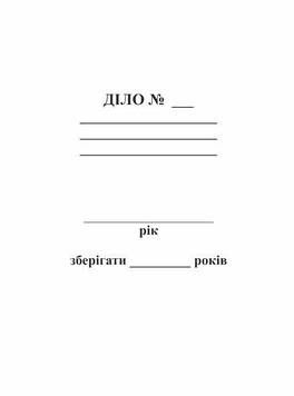 Папка "Діло" картонна (R44001)