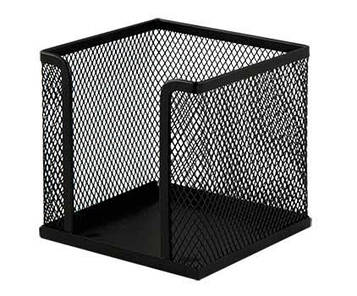 Металевий бокс для паперу Buromax 100х100х100 мм Чорний (BM.6215-01)