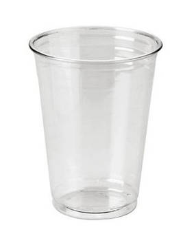 Стакан пластиковий коктейльний 360 мл Прозорний (4236)