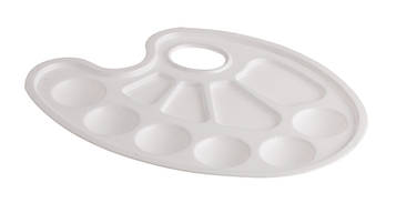 Палітра для малювання ZiBi Біла (ZB.6920-12)