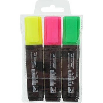 Набір текстових маркерів Buromax 2-4 мм 3 шт. (BM.8902-93)