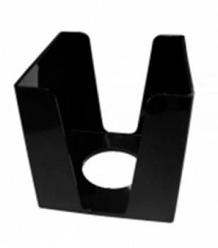 Пластиковий бокс для паперу Economix 90х90х90 мм Чорний (E32603-01)