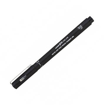Ручка лайнер Uni Pin Fine Line Чорна 0.8 мм (PIN08-200.Black)