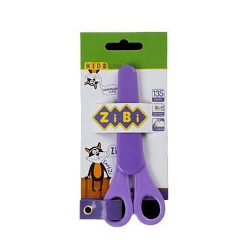 Ножиці дитячі ZiBi Kids Line у чохлі 13.5 см Фіолетові (ZB.5004-07)